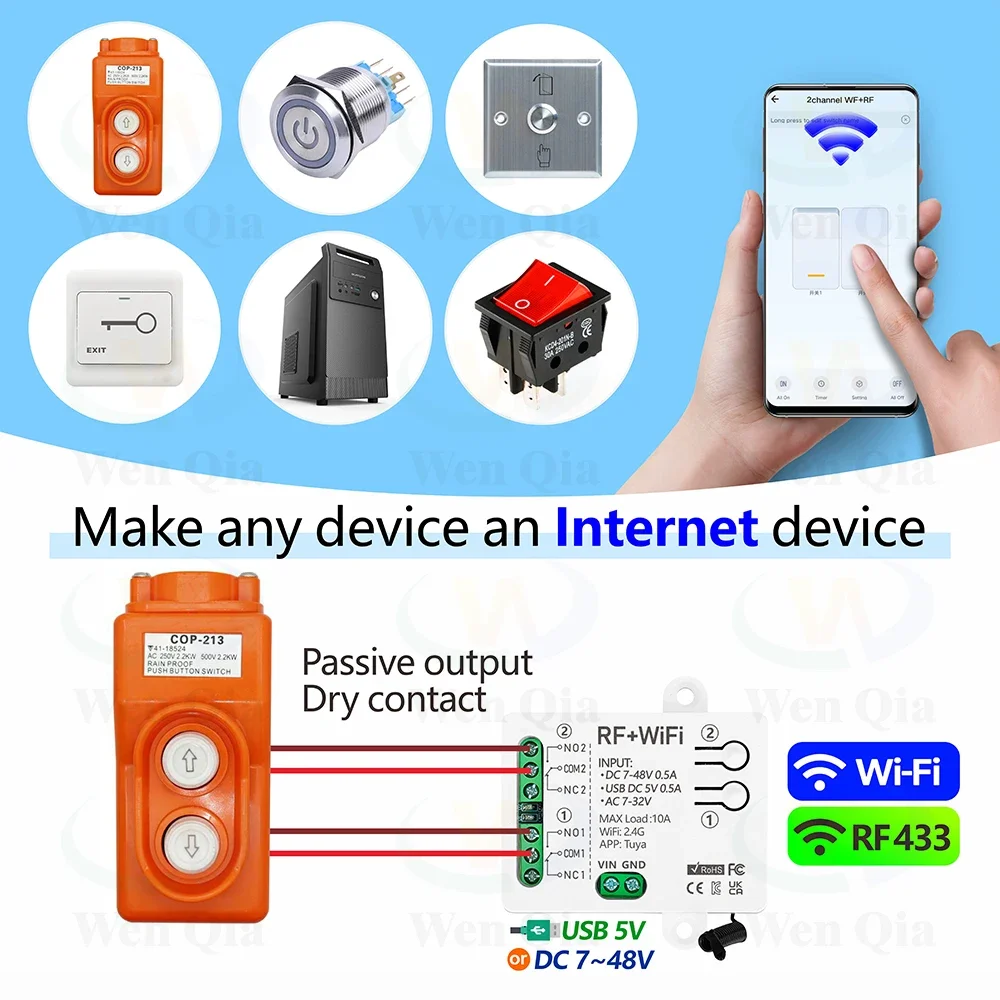 2CH Smart Light Switch Tuya,Wi - Smart Home Ventilation บทวิจารณ์และราคา