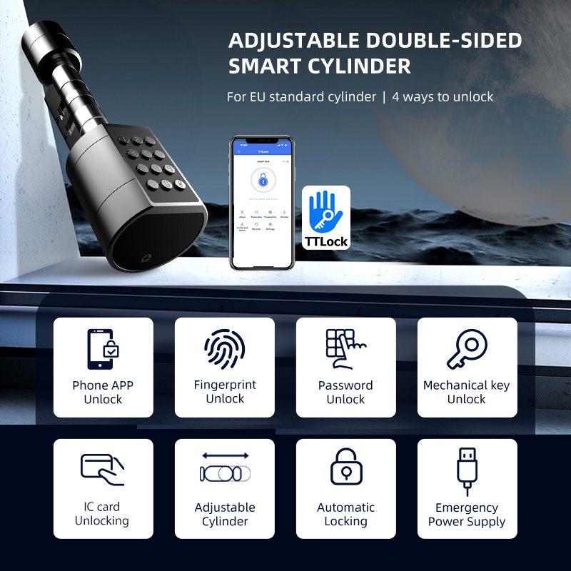Smart Euro Cylindrical Door Lo - Smart Home Website บทวิจารณ์และราคา