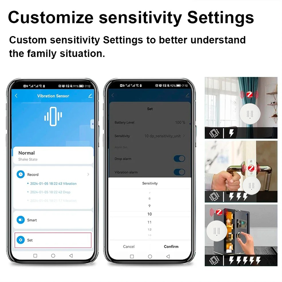 Tuya ZigBee Smart Vibration &  - Smart Home Setup บทวิจารณ์และราคา