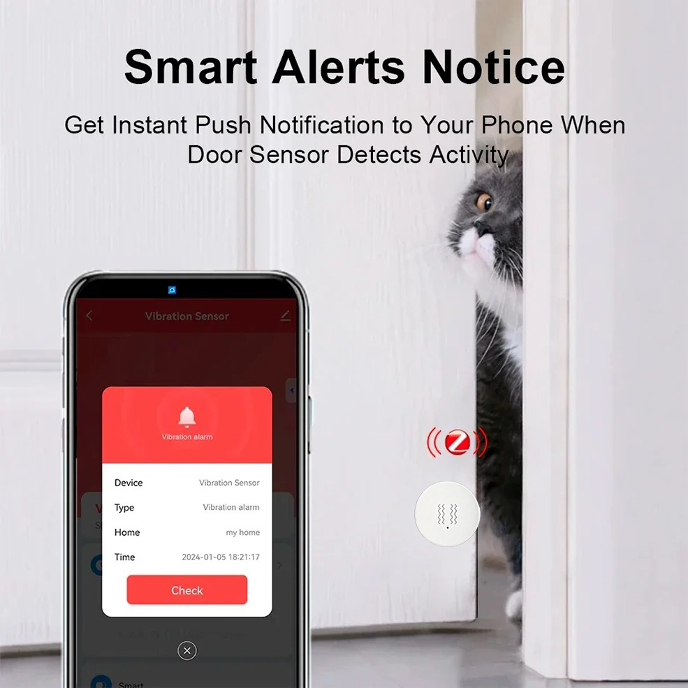 Tuya ZigBee Smart Vibration &  - Smart Home Setup บทวิจารณ์และราคา