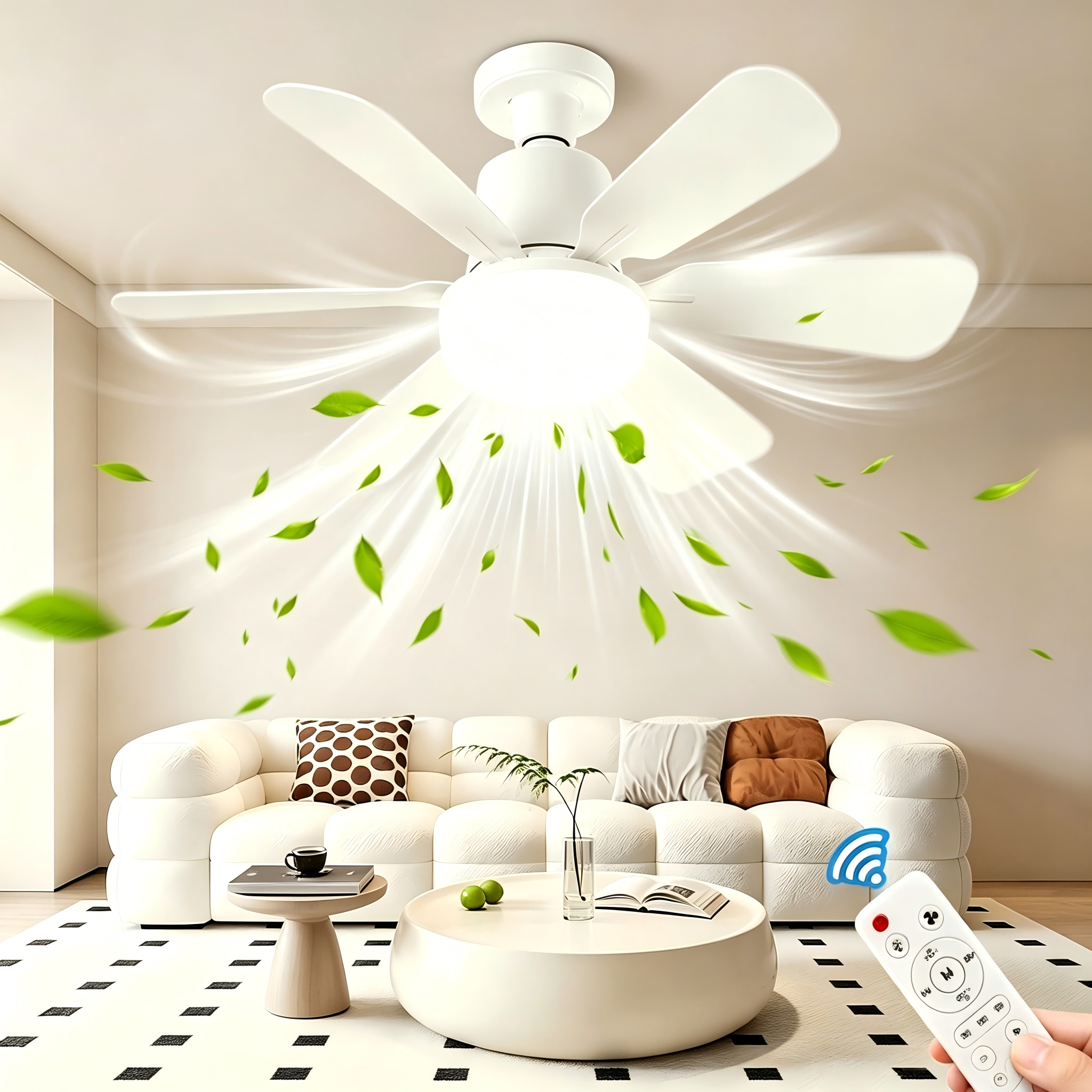 40W Ceiling Fan with Remote Co - Smart Ceiling Fan บทวิจารณ์และราคา
