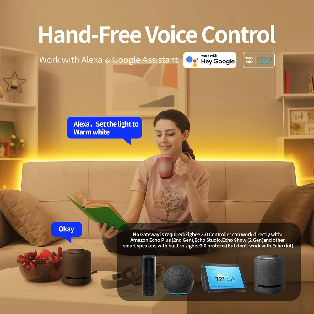Smart ZigBee 3.0 LED Controlle - Smart Home Hub Ikea บทวิจารณ์และราคา