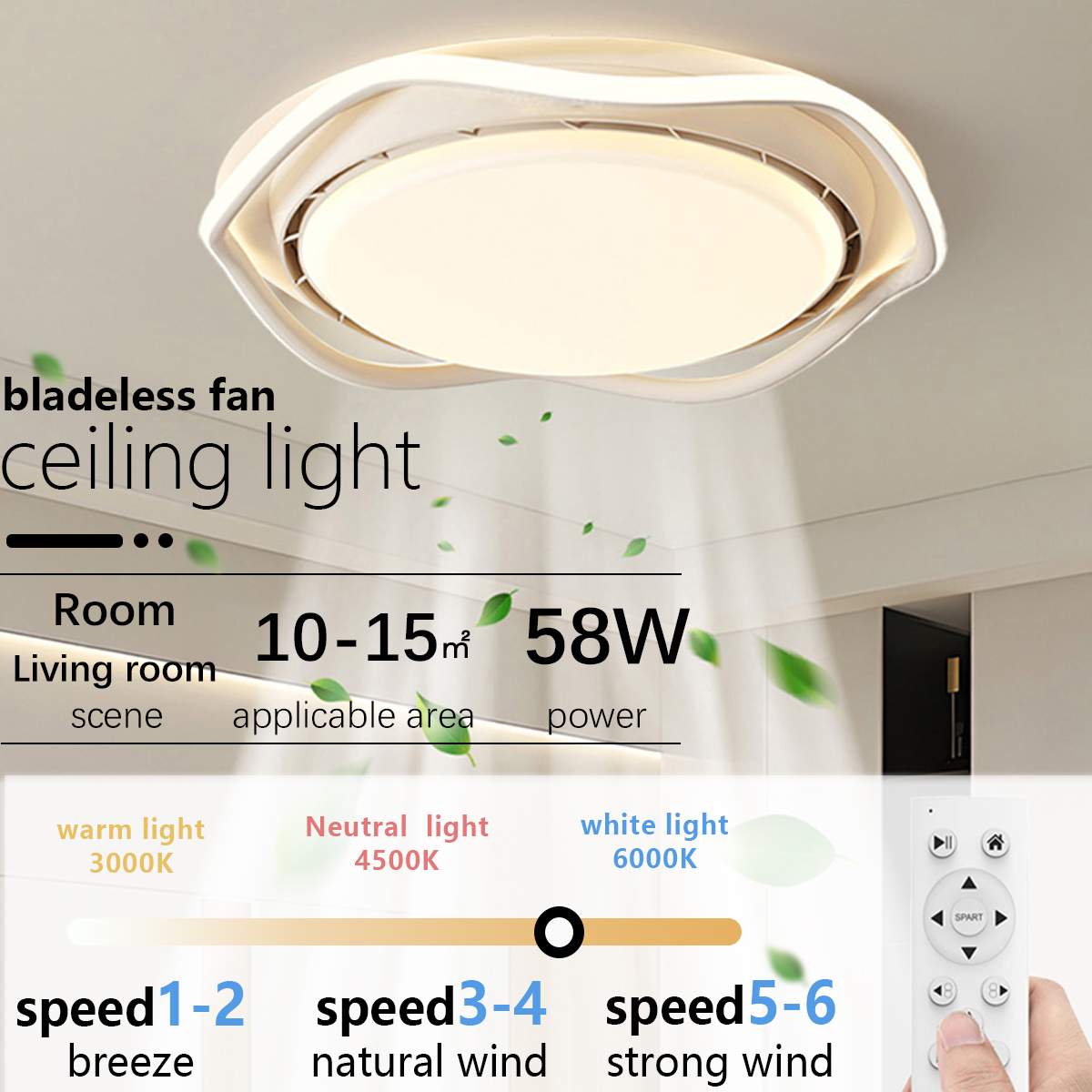 2026 New Smart Silent LED Ceil - Smart Ceiling Fan บทวิจารณ์และราคา