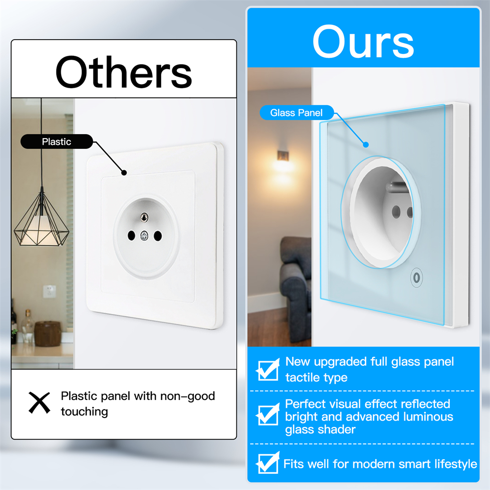 MOES ZigBee Smart Wall Socket, - Smart Wall Socket บทวิจารณ์และราคา