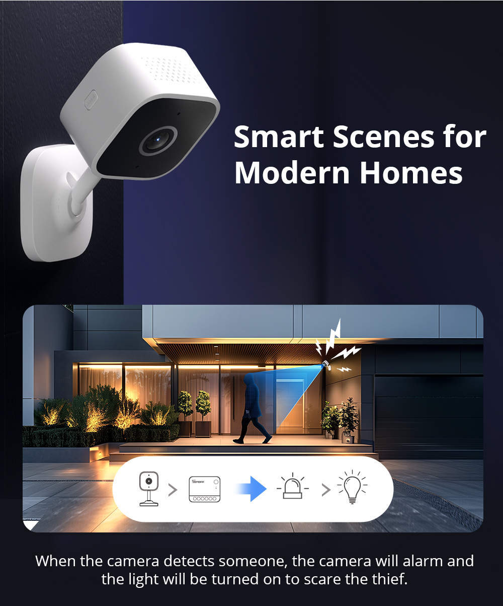 SONOFF CAM Slim Gen2 WiFi Smar - Smart Home Cctv Camera บทวิจารณ์และราคา