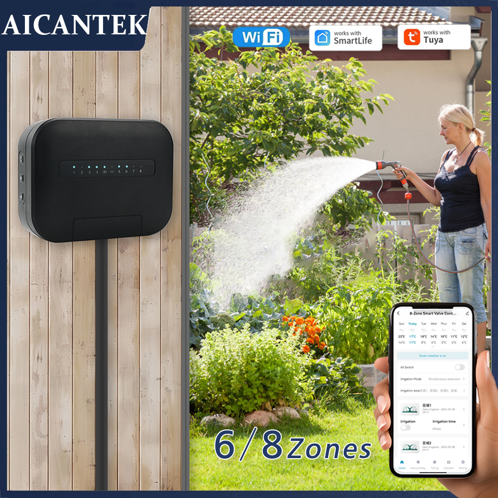 8 Zones Wifi Tuya Smart Garden - Smart Home Green บทวิจารณ์และราคา