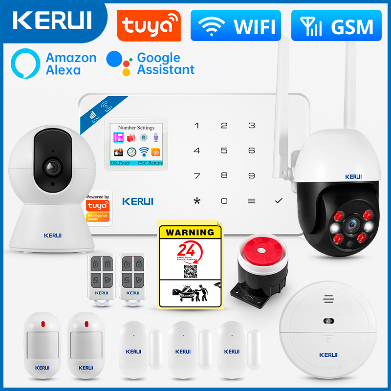 KERUI W181 Alarm System Secutr - Smart Home Cctv Camera บทวิจารณ์และราคา