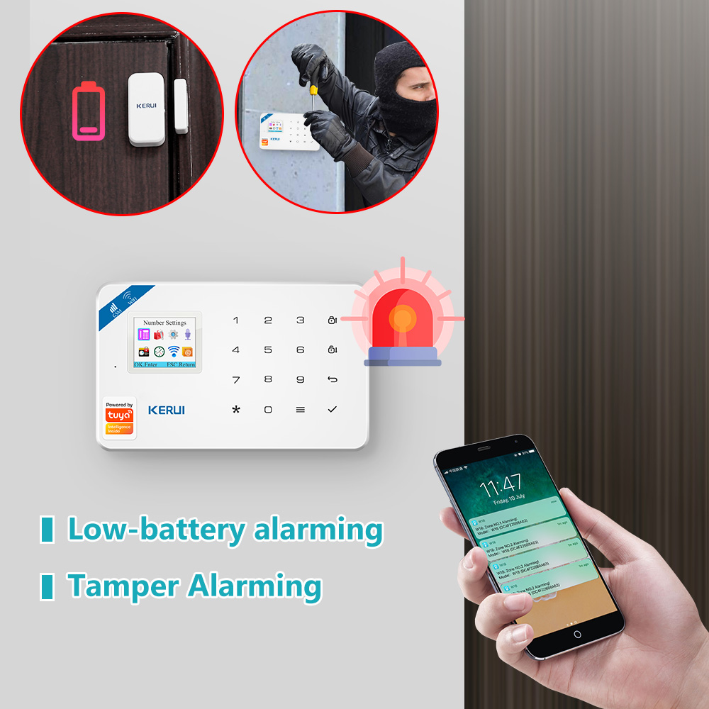 KERUI W181 Alarm System Secutr - Smart Home Cctv Camera บทวิจารณ์และราคา