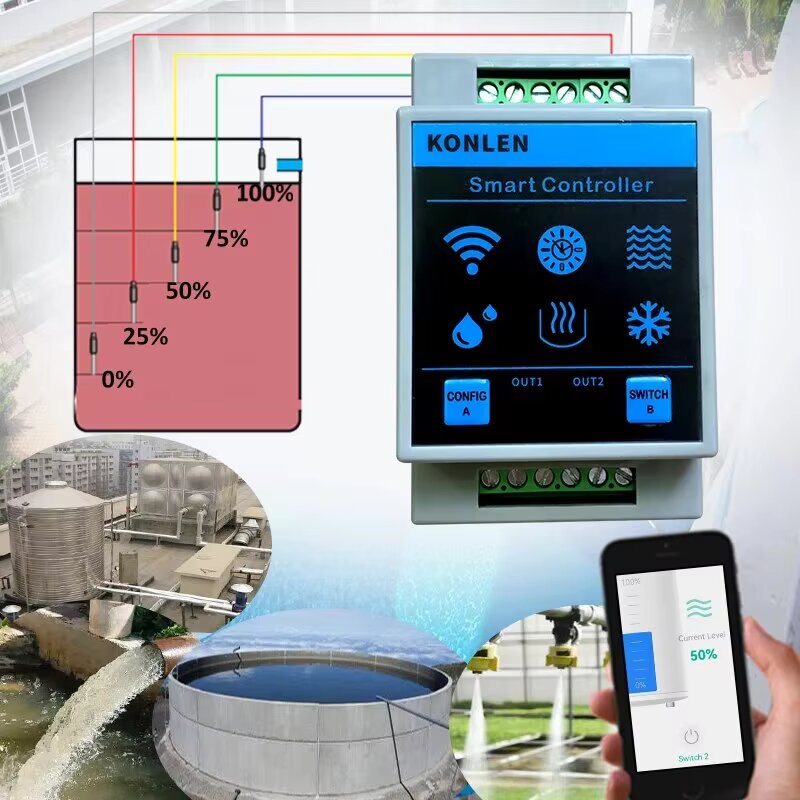 Tuya Water Level Sensor WIFI C - Smart Home Water Level Sensor บทวิจารณ์และราคา