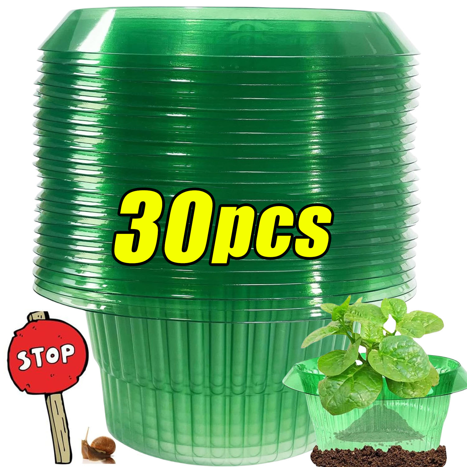 1/30pcs Plants Slug Protection - Smart Home Green บทวิจารณ์และราคา