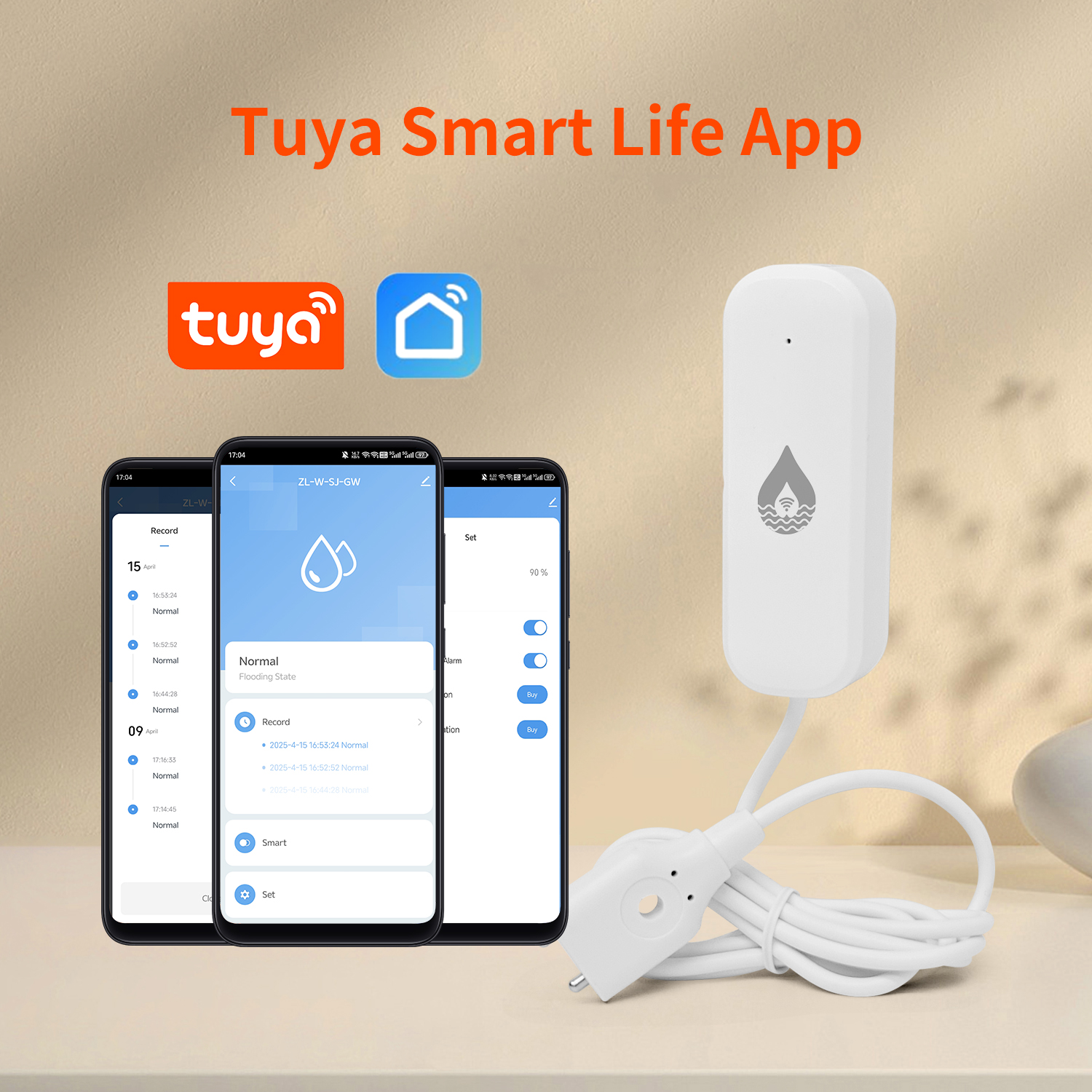 YFK Tuya WiFi Water Leakage Se - Smart Home Setup บทวิจารณ์และราคา