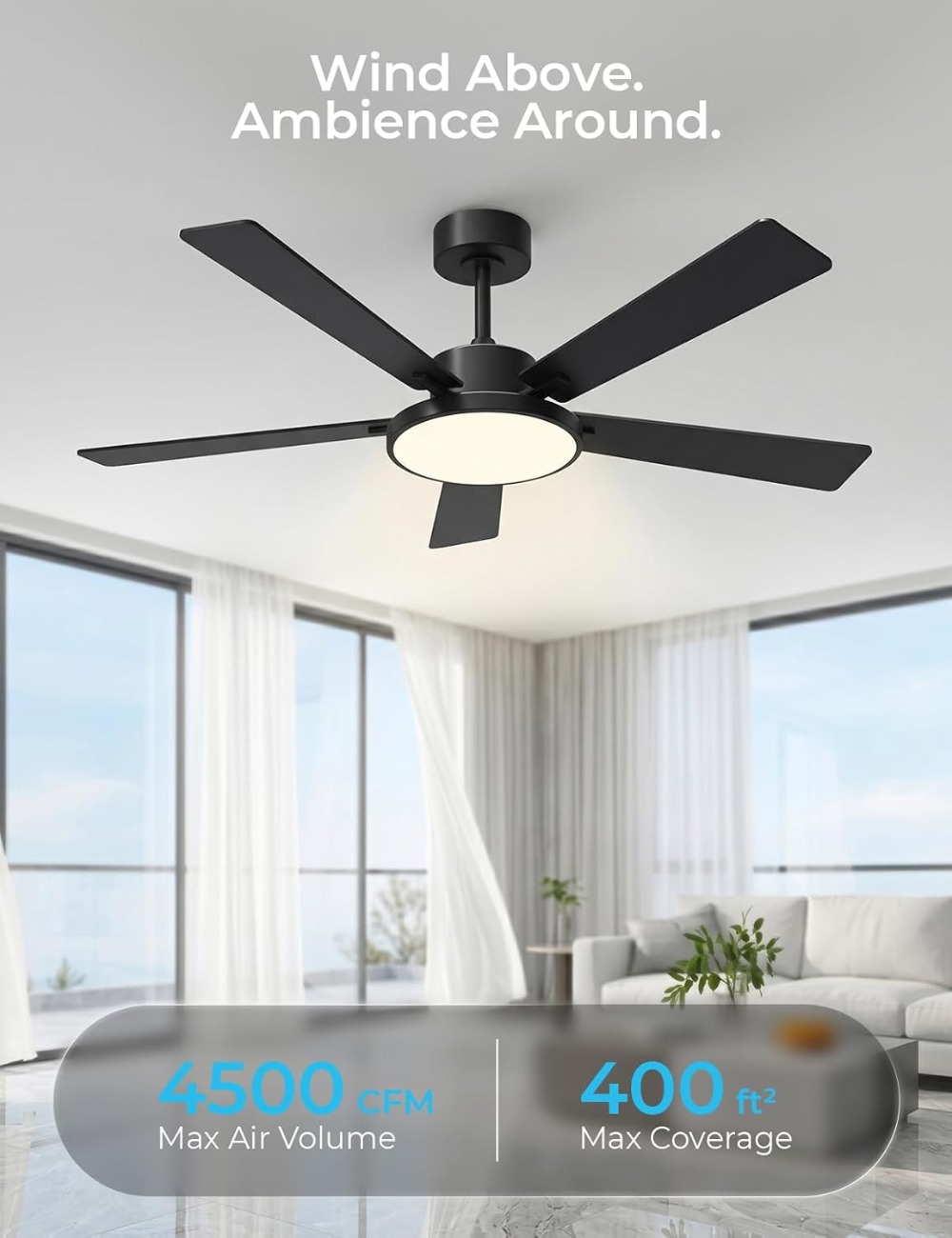 Smart Ceiling Fan with Lights, - Smart Ceiling Fan บทวิจารณ์และราคา