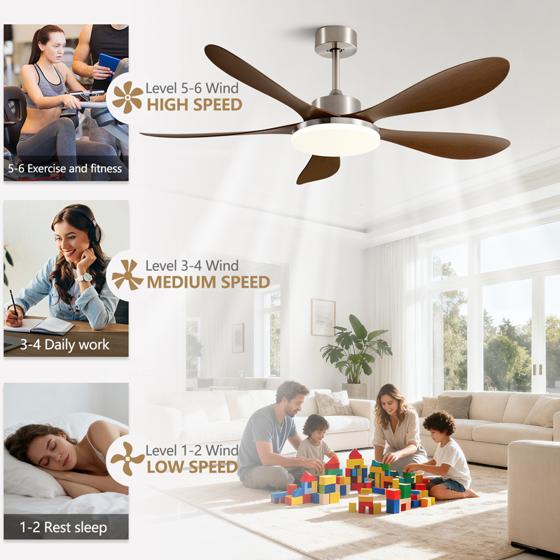 40/46/56inch 5 Blade DC Motor  - Smart Ceiling Fan บทวิจารณ์และราคา