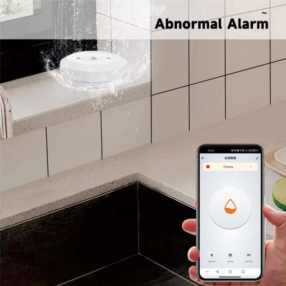 ZigBee Smart Water Leak Sensor - Smart Home Water Level Sensor บทวิจารณ์และราคา