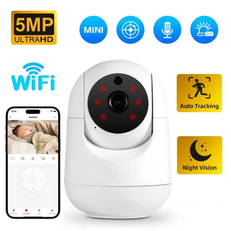NEW Mini 1080P Wifi IP Camera  - Smart Home Cctv Camera บทวิจารณ์และราคา