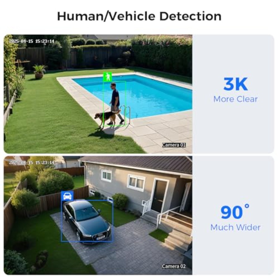 Home security: outdoor wired 3 - Smart Home Cctv Camera บทวิจารณ์และราคา