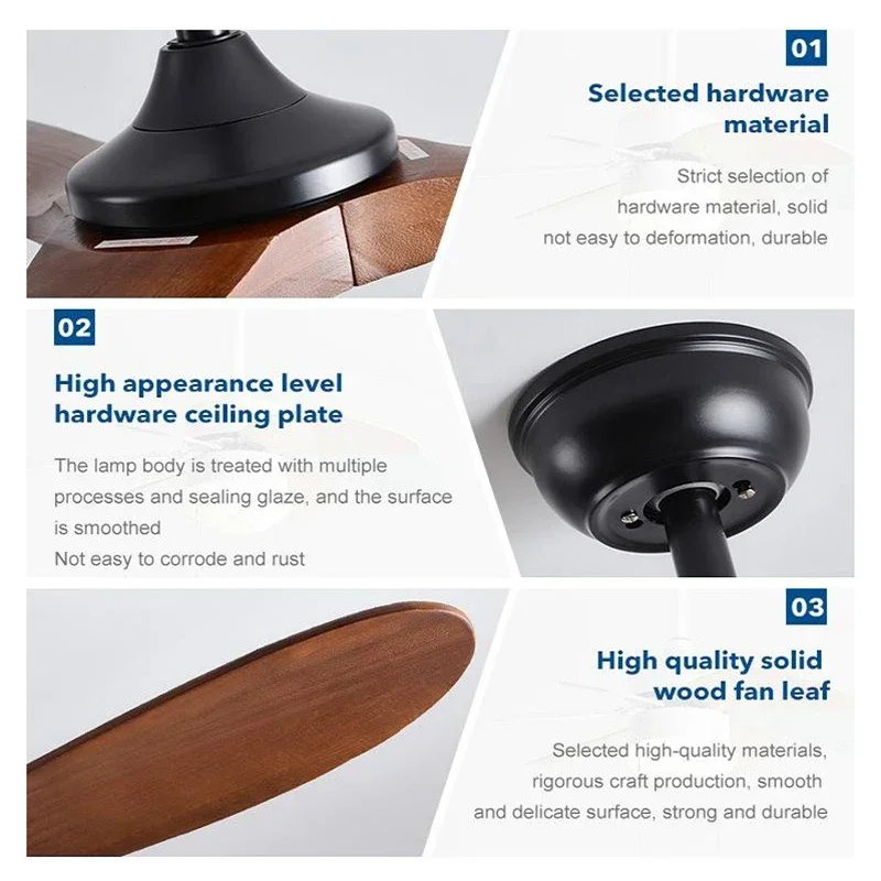 42 52 60in Ceiling Fan Wood In - Smart Ceiling Fan บทวิจารณ์และราคา