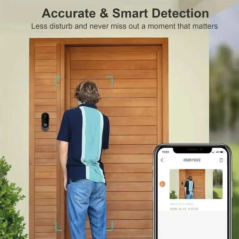 Tuya WIFI Camera Doorbell HD V - Smart Home Cctv Camera บทวิจารณ์และราคา