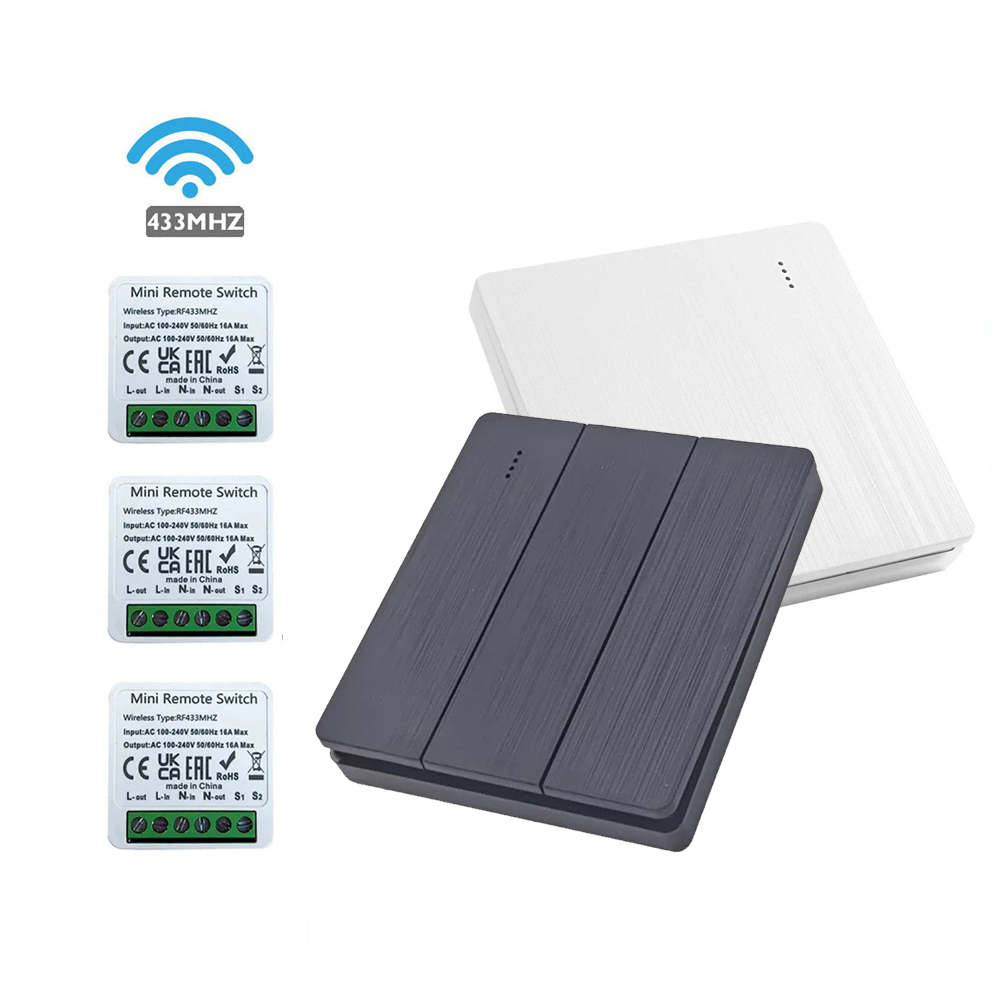 433Mhz RF 86 Wall Panel Switch - Smart Home Ventilation บทวิจารณ์และราคา