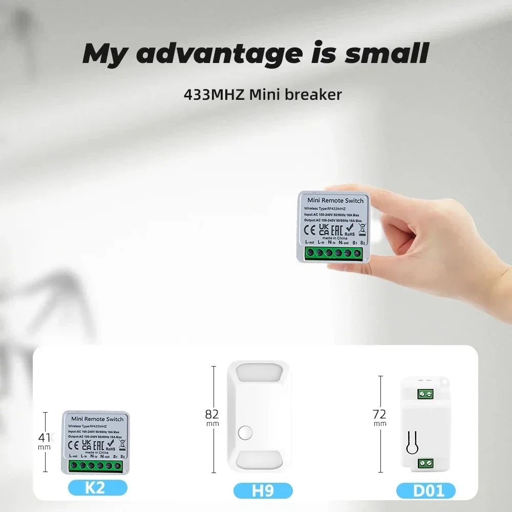 433Mhz RF 86 Wall Panel Switch - Smart Home Ventilation บทวิจารณ์และราคา