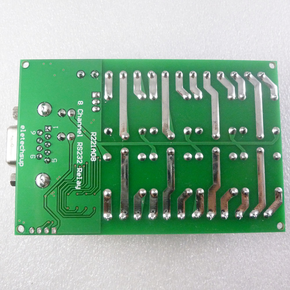 8 Channel DC 12V RS232 Relay B - Smart Home With Plc บทวิจารณ์และราคา