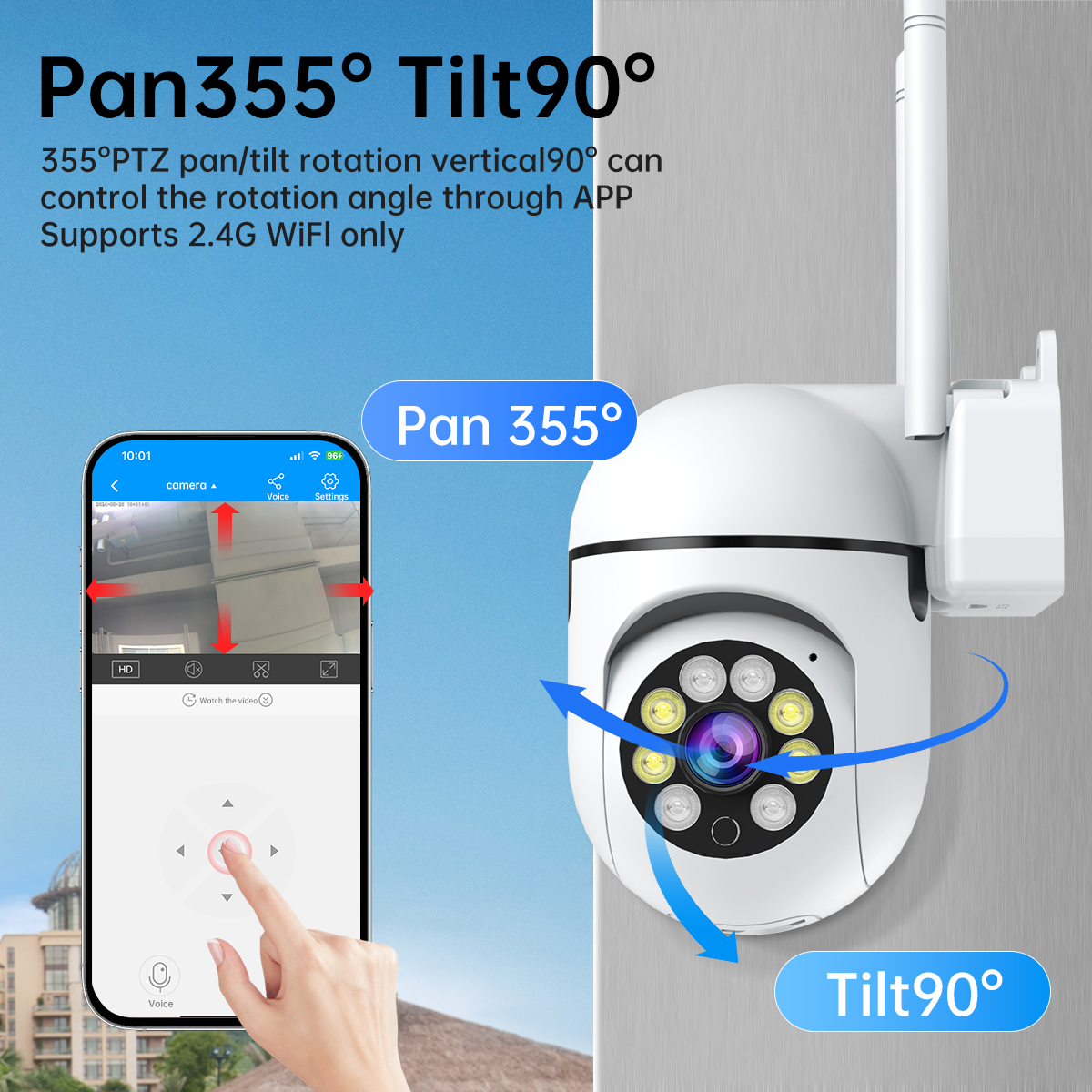 JOOAN 1296P PTZ IP Camera Smar - Smart Home Cctv Camera บทวิจารณ์และราคา