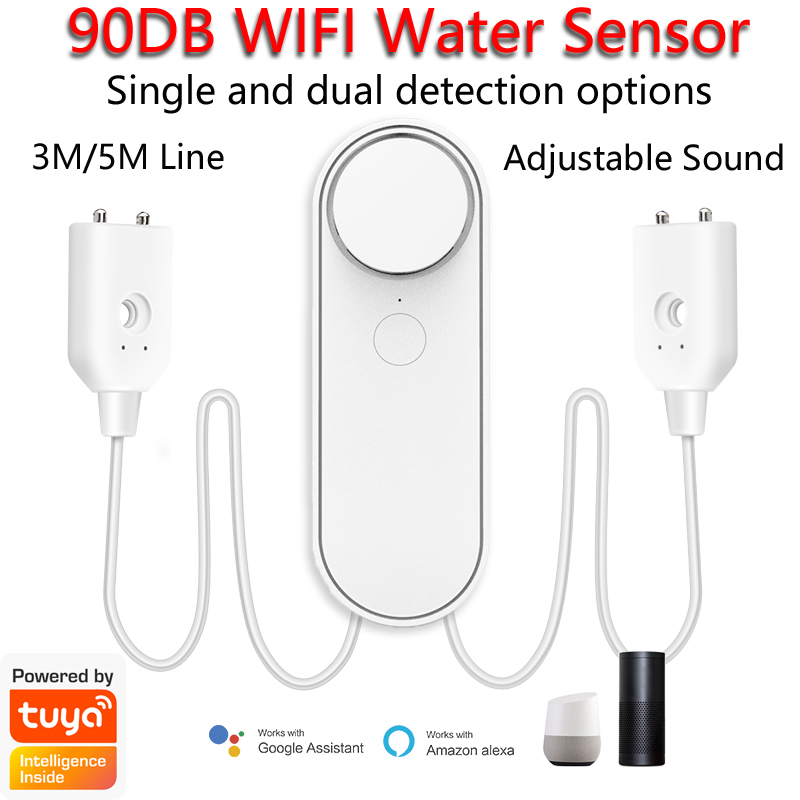 3M/5M WiFi Water Leak Detector - Smart Home Green บทวิจารณ์และราคา