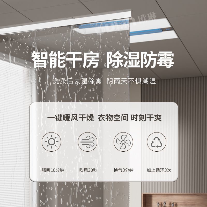 Smart 3-in-1 Bathroom Ceiling  - Smart Ceiling Fan บทวิจารณ์และราคา