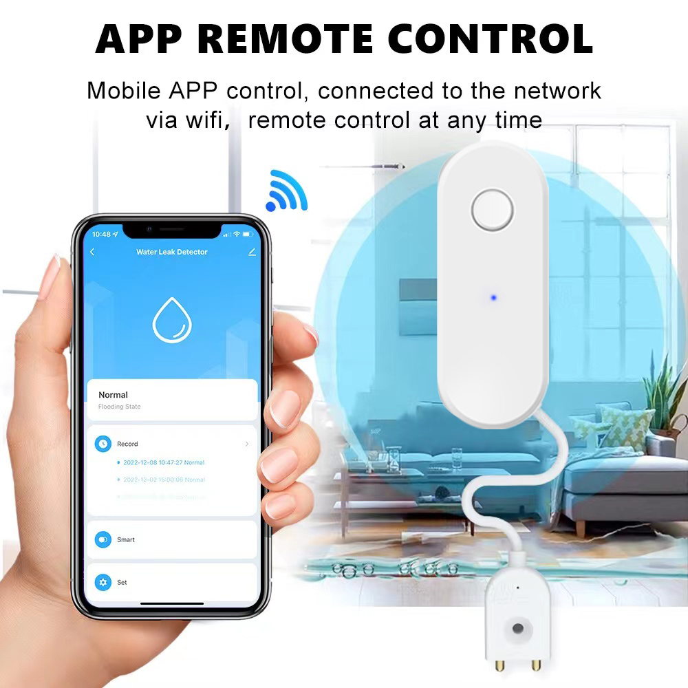 Tuya WiFi Smart Water Leak Sen - Smart Home Green บทวิจารณ์และราคา