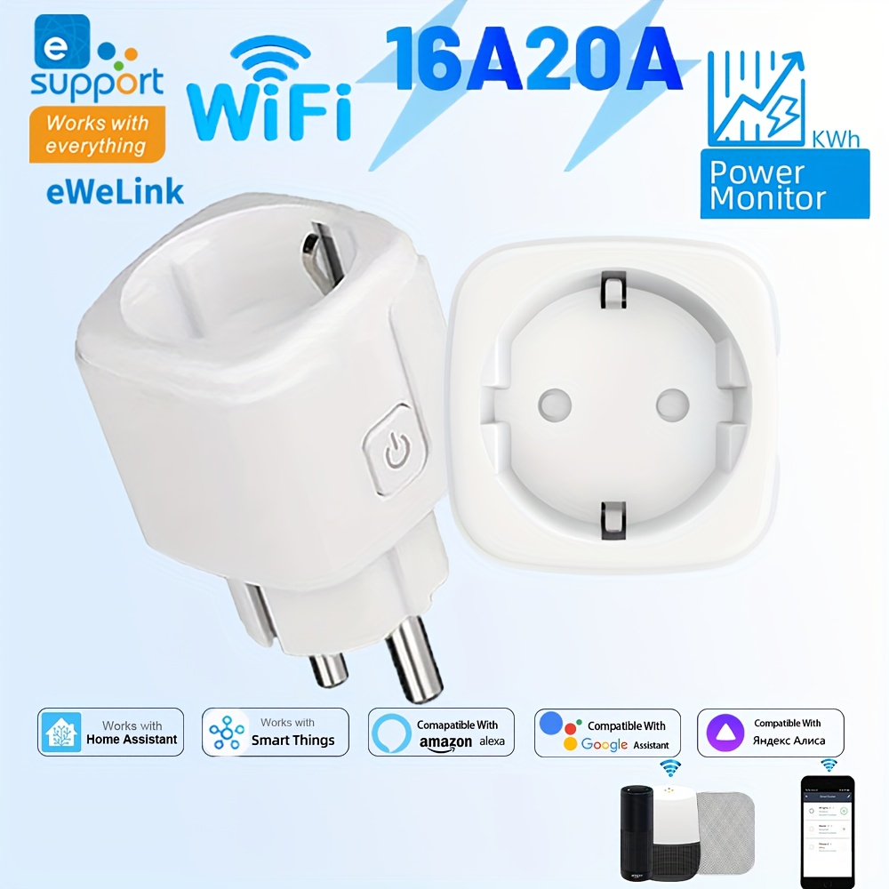 EWeLink Smart WiFi Socket EU R - Smart Wall Socket บทวิจารณ์และราคา