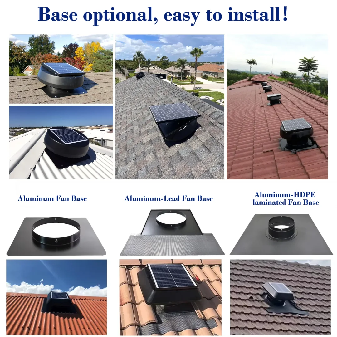 25-60W Solar Powered Attic Roo - Smart Home Ventilation บทวิจารณ์และราคา