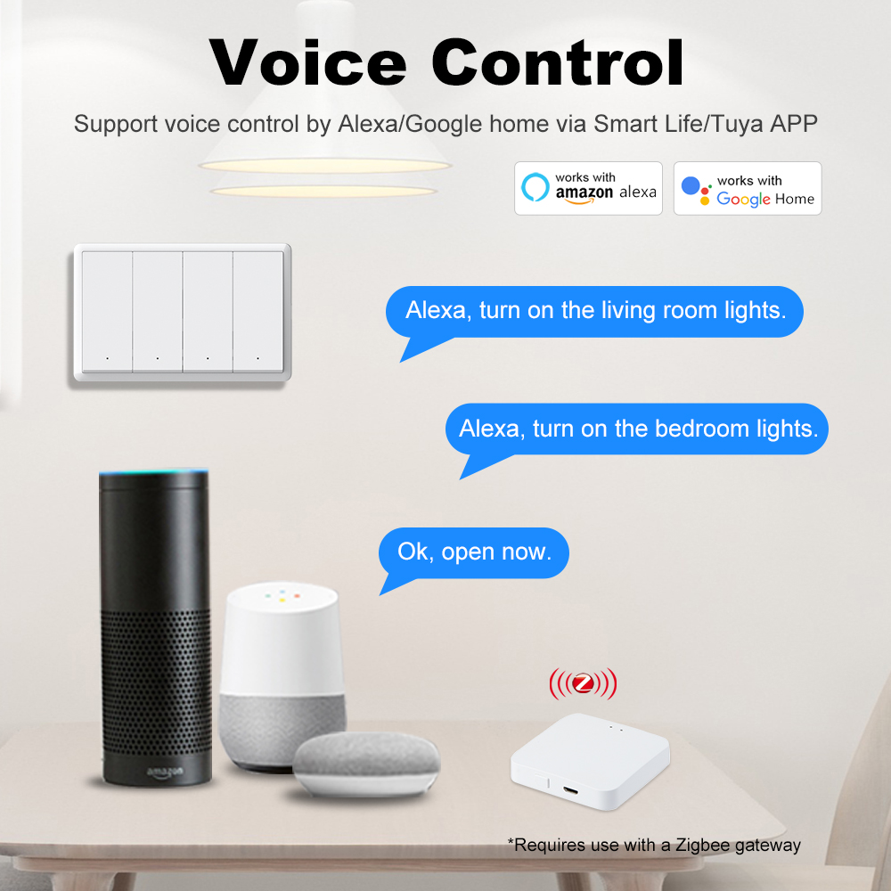 MANHOT ZigBee3.0 Smart Switch  - Tuya Smart Switch บทวิจารณ์และราคา