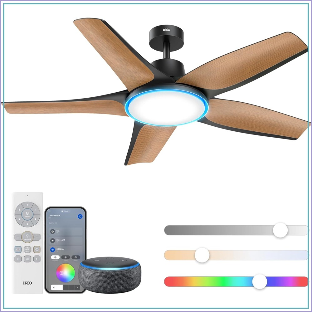 Smart Ceiling Fan with Lights, - Smart Ceiling Fan บทวิจารณ์และราคา